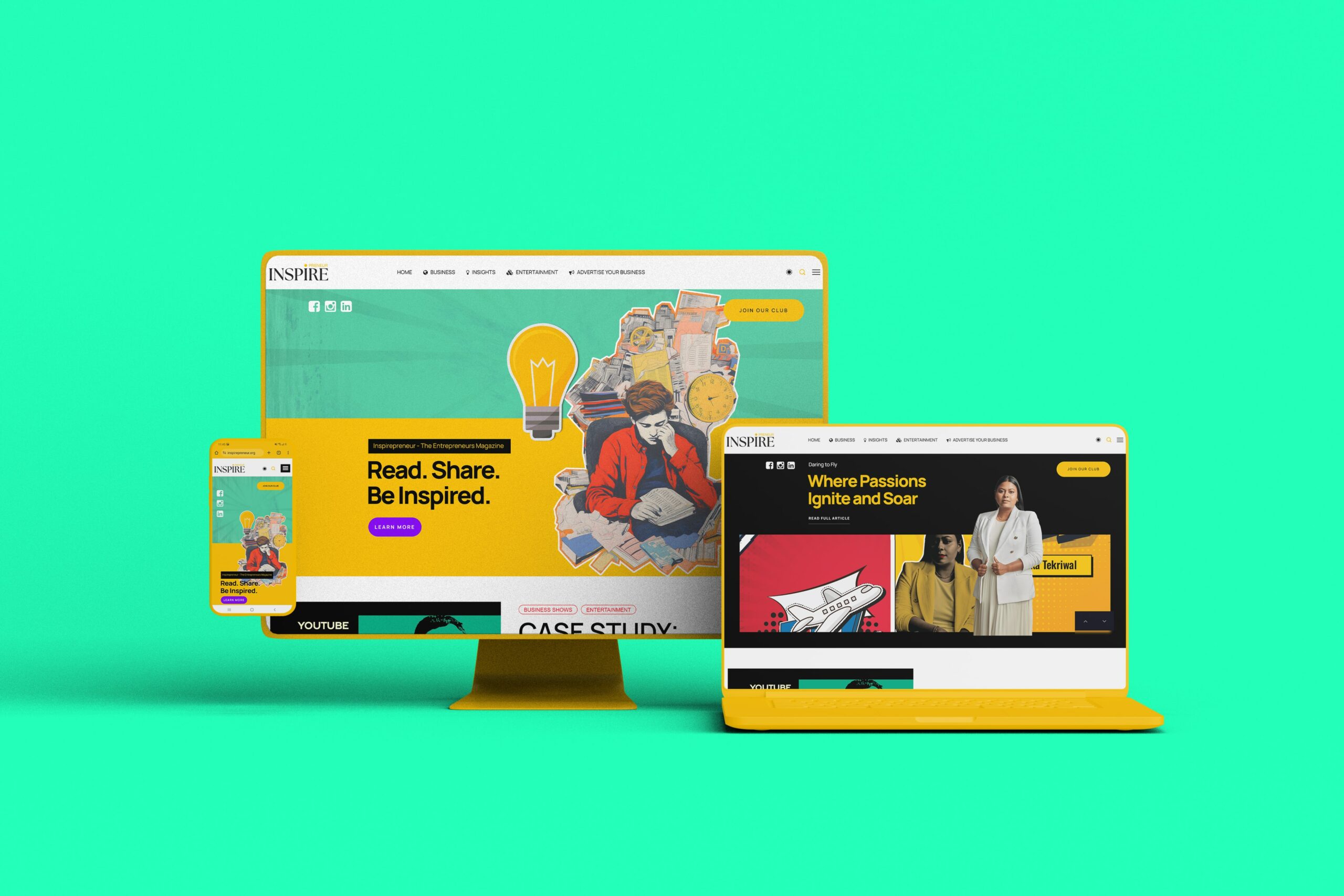 inspirepreneur website tokyo design studio australia